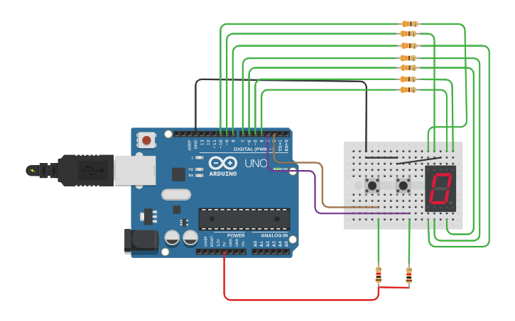 Circuit design Ejercicio SMP 2.2 - Tinkercad