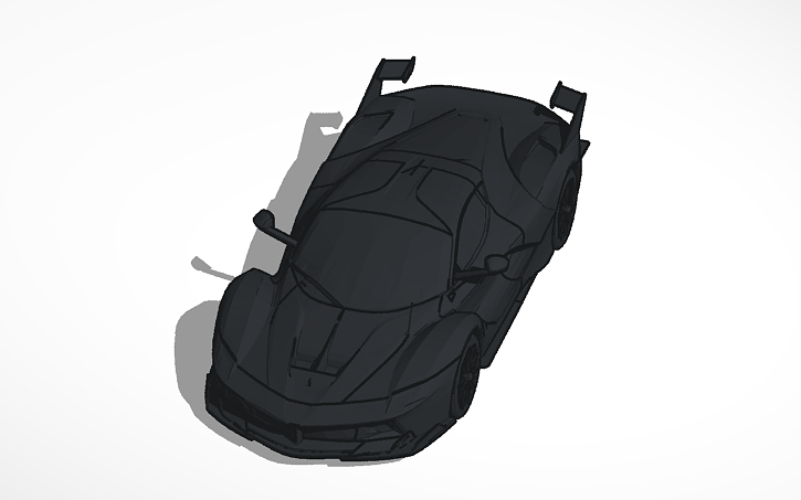3D design batmobile - Tinkercad