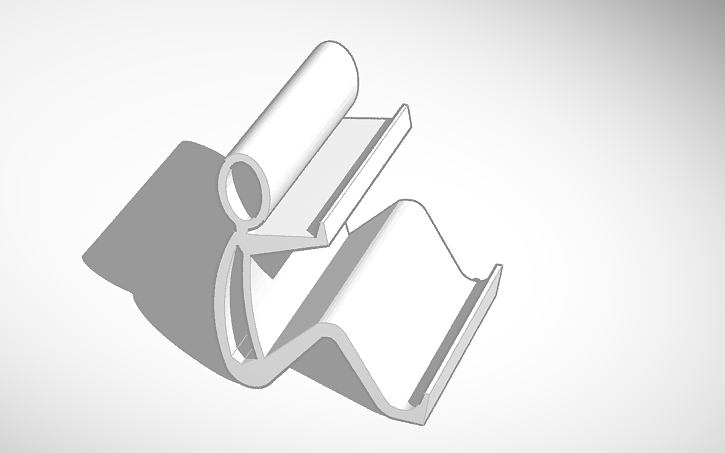 3D design подставка для телефона - Tinkercad