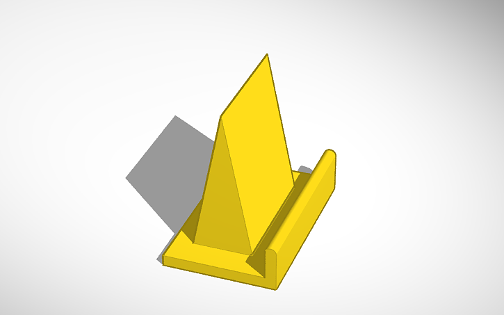 3D design Support Tablette - Tinkercad
