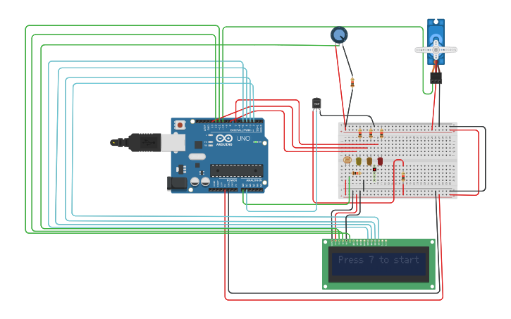 Circuit design Garden - Tinkercad