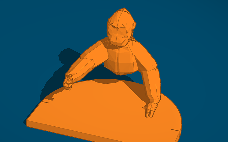 3D design b day card - Tinkercad