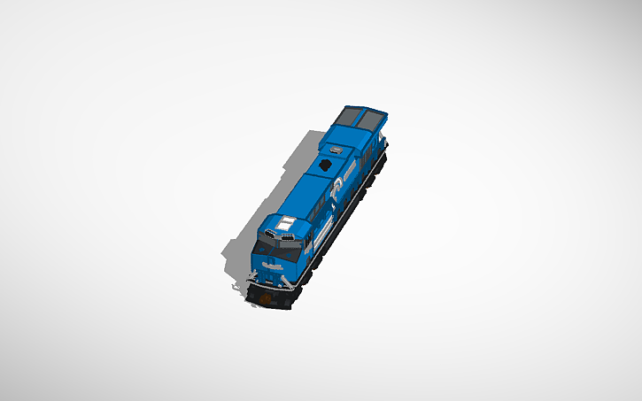 3d Design Ns Es44ac 8098 (conrail Heritage Unit) - Tinkercad