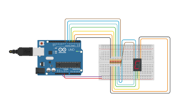 Circuit design A,B,C - Tinkercad