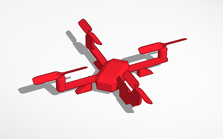 3D design drone - Tinkercad