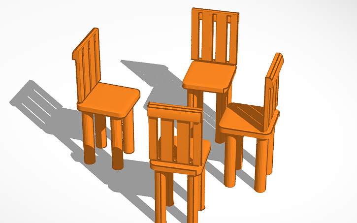 3D design erman 6b proje sandalye | Tinkercad