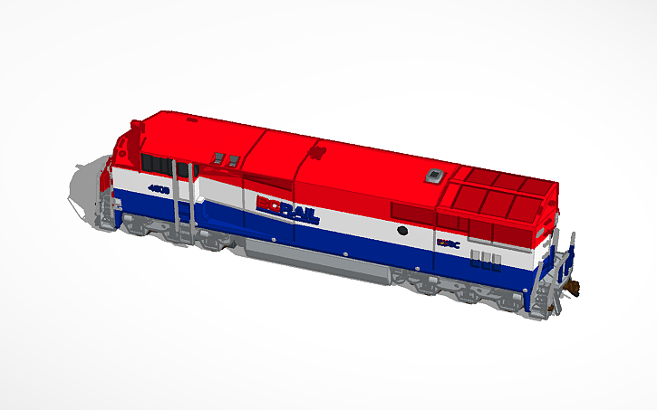 3D design BC Rail C40-8M 4609 (Renumbered) - Tinkercad