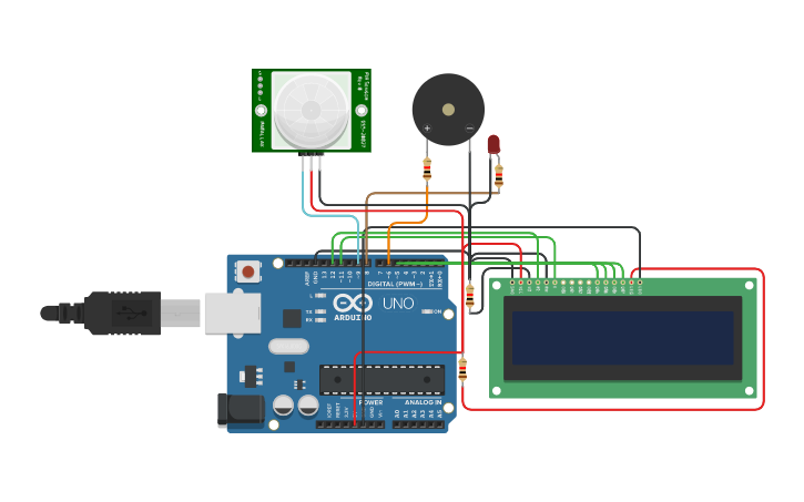 Circuit design Arduino #4 – PIR Sensor - Tinkercad