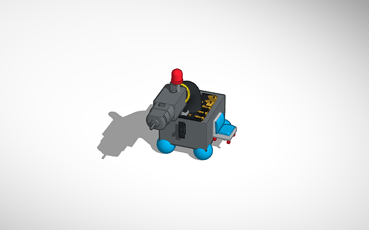 3D design mining vehicle | Tinkercad