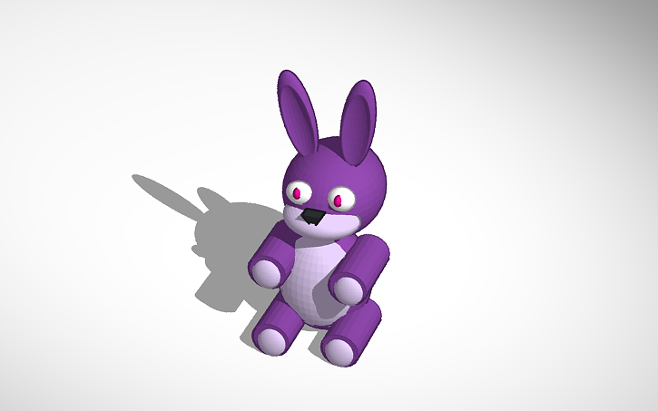 3D design Plush Bonnie from FNAF - Tinkercad