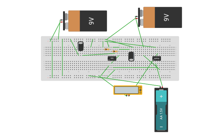 Circuit design Comparator - Tinkercad