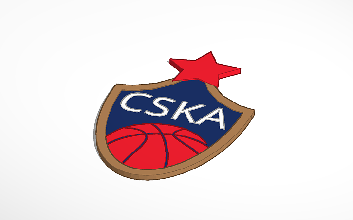 3D design cska moskow basket | Tinkercad