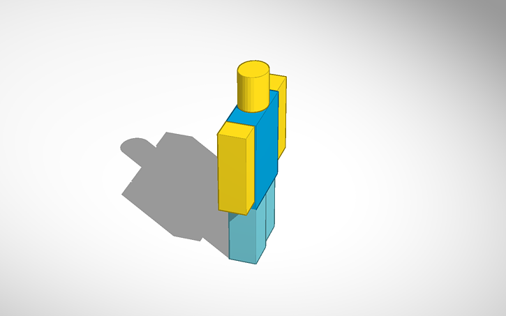 Roblox Noob Tinkercad - 3d design roblox noob tinkercad