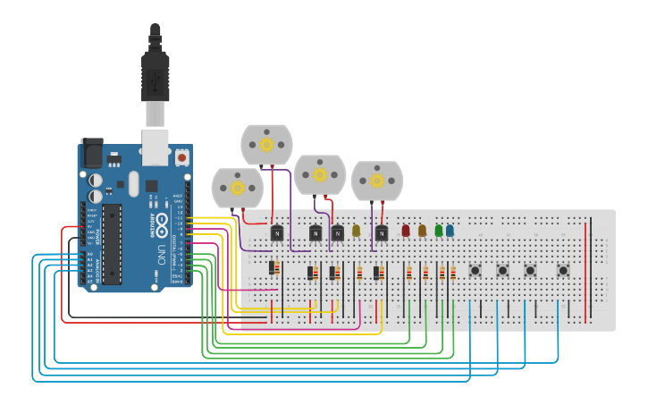 Circuit design VM with VP | Tinkercad