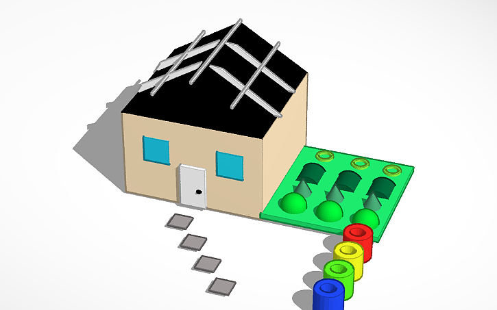 3D Design Sustainable House Tinkercad 3d-design-sustainable-house-tinkercad