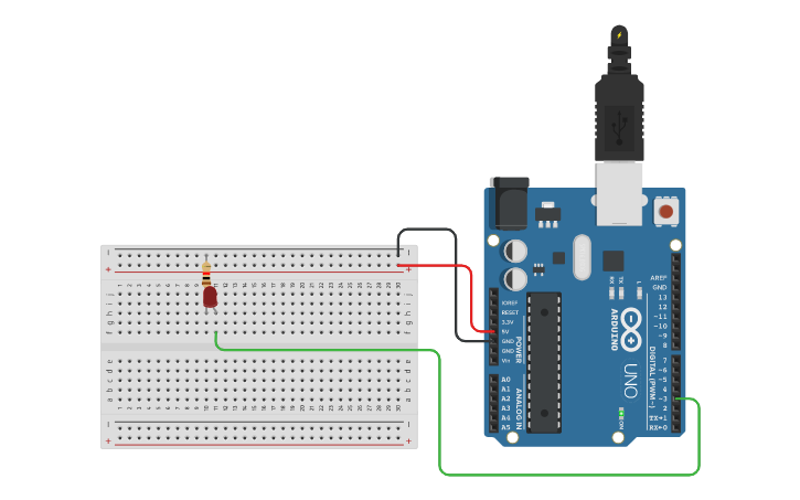 Circuit design while loop - Tinkercad