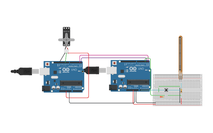 Circuit design UART TASK #2 | Tinkercad
