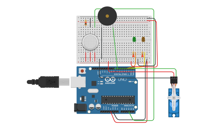 Circuit design Copy of Temperature Sensor LED Bar Graph (Blocks ...