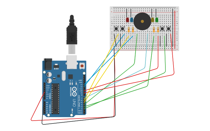 Circuit design Saymon - Tinkercad