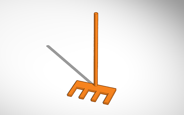 3D design Action Man Rake | Tinkercad