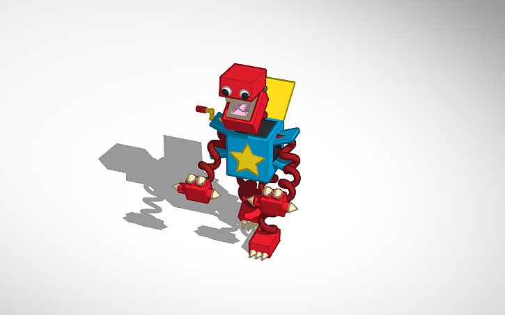 3D design boxy boo ragdoll - Tinkercad