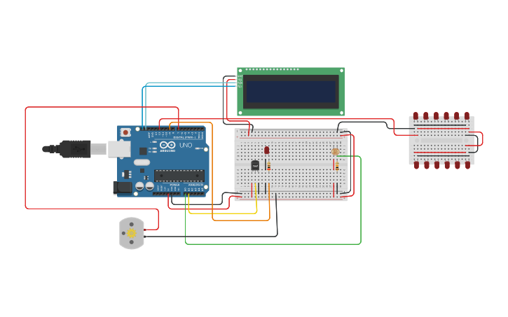 Circuit design proyecto - Tinkercad