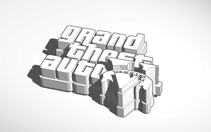 3D design Grand Theft Auto V - Tinkercad