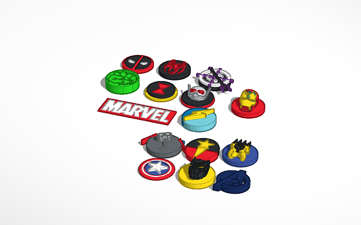 3D design Marvel - Tinkercad