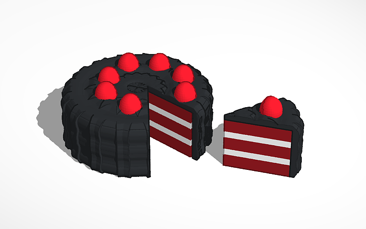 Cake Cad 3D design Copy of CAKE - Tinkercad