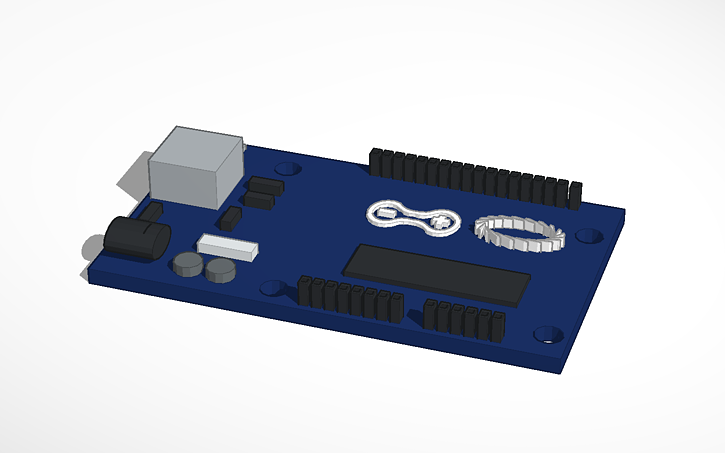 3D design Arduino Uno - Tinkercad
