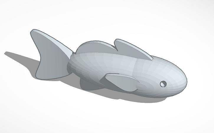 Solidworks Fish Model 3D design Fish - Tinkercad
