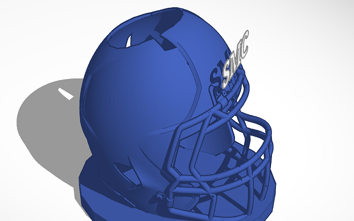 3D design Football Helmet Pen Holder - Tinkercad