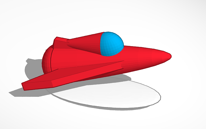 3D design Space Ship - Tinkercad