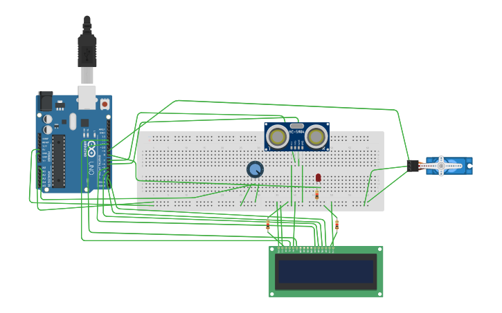 Circuit design Tollbooth | Tinkercad