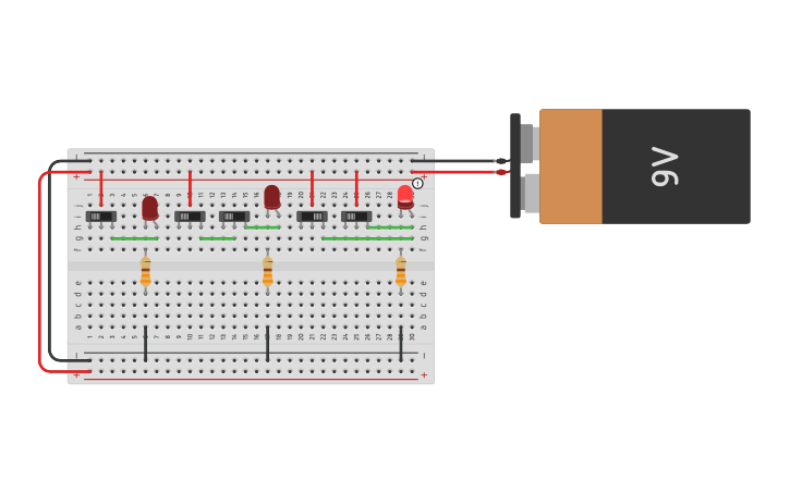 Circuit design Slideswitch LED | Tinkercad