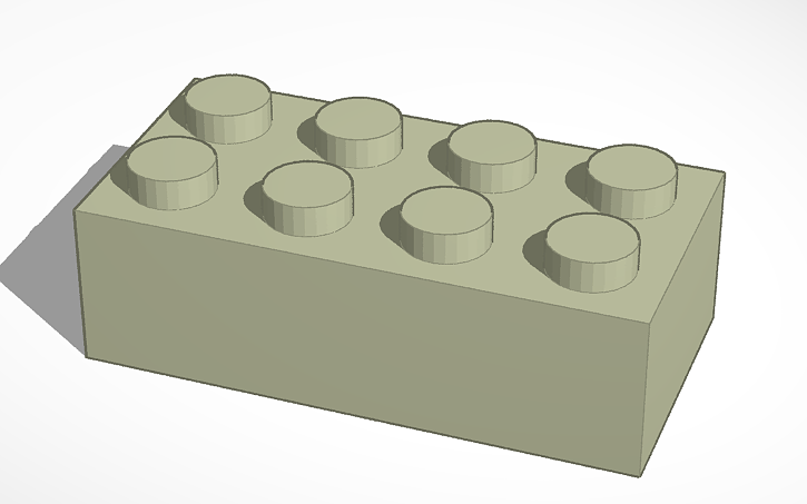 3D design lego brick | Tinkercad