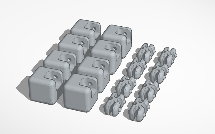 Infinity Cube Fidget Drawing 3D design Infinity Cube Fidget - Tinkercad
