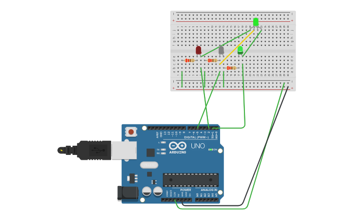 Circuit design Arduino - Tinkercad
