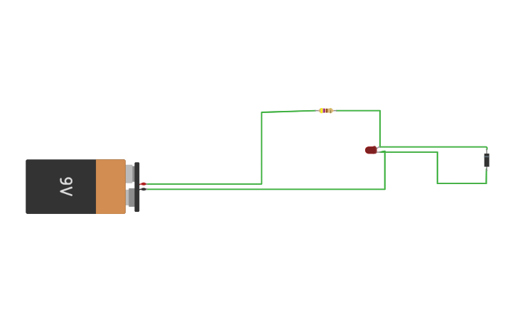 Circuit design Using diode | Tinkercad