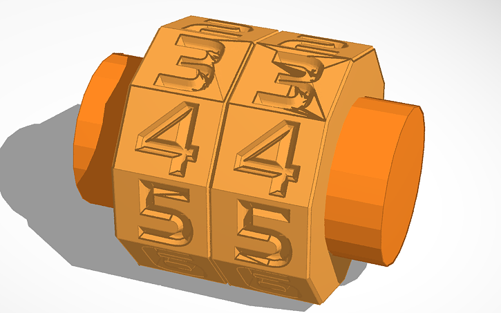3D design Number - Tinkercad