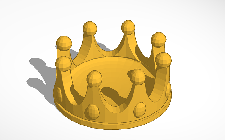 3D design Crown - Tinkercad