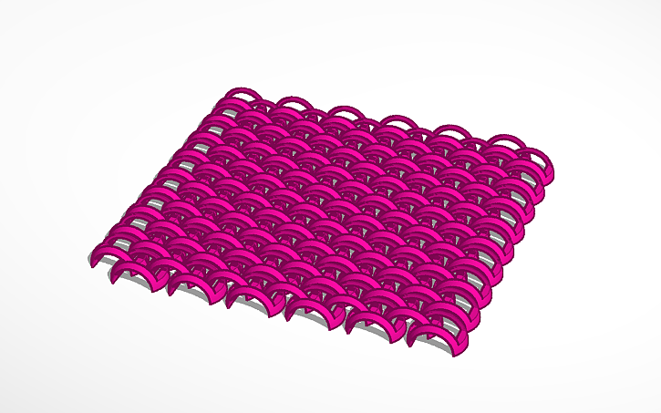 3D design Teixit Flexible - Tinkercad