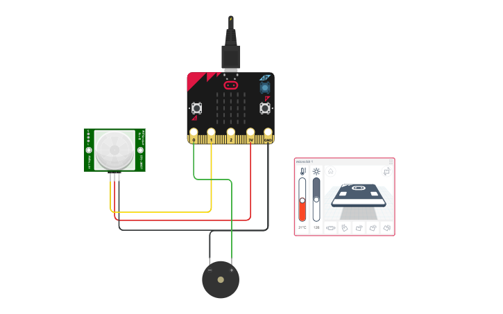 Circuit Design Burglar Alarm Tinkercad 4898