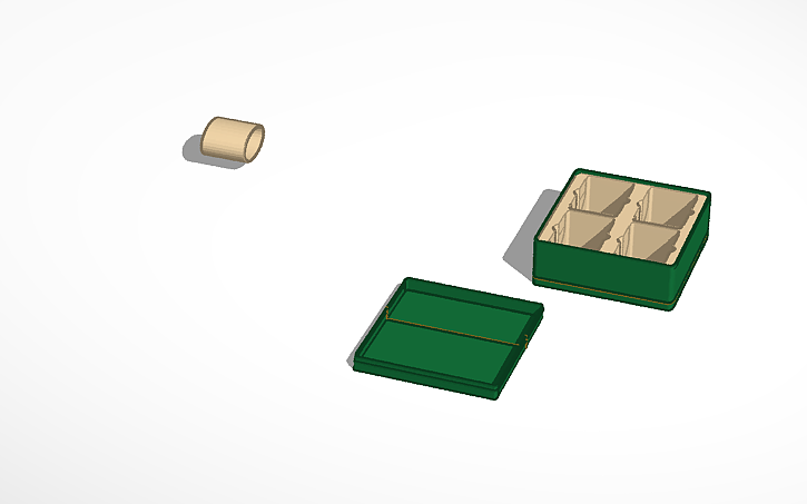 3D design Copy of Watch box 4 watches | Tinkercad