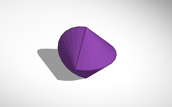 3D design Sphericon Tinkercad