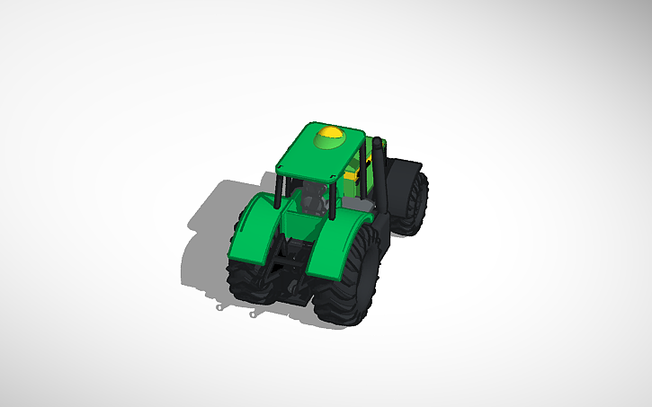 3D design tractor john deere | Tinkercad