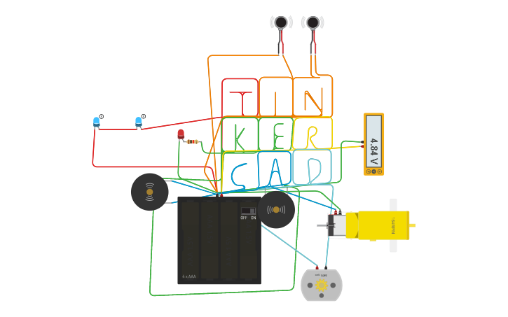 Circuit Fun Circuit design Crazy Fun Circuit. - Tinkercad