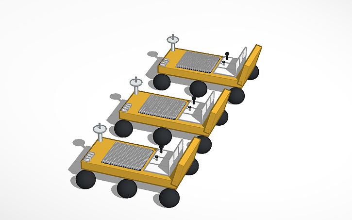 3D design Rovers - Tinkercad