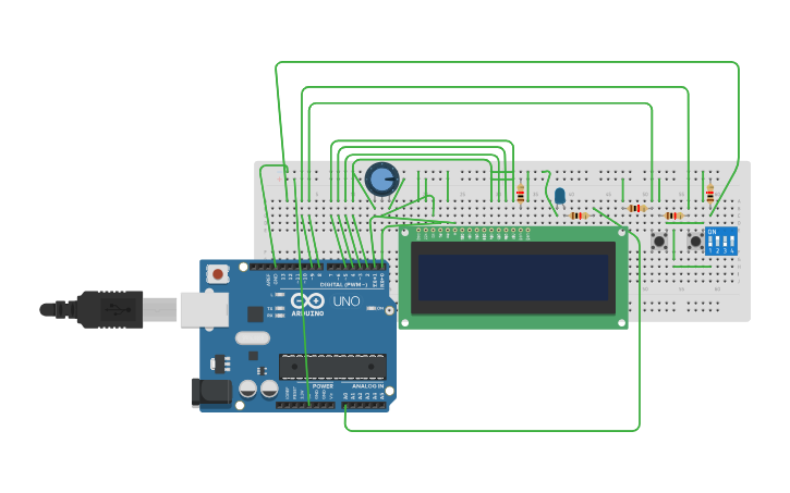 Circuit design RELOJ ALARMA | Tinkercad