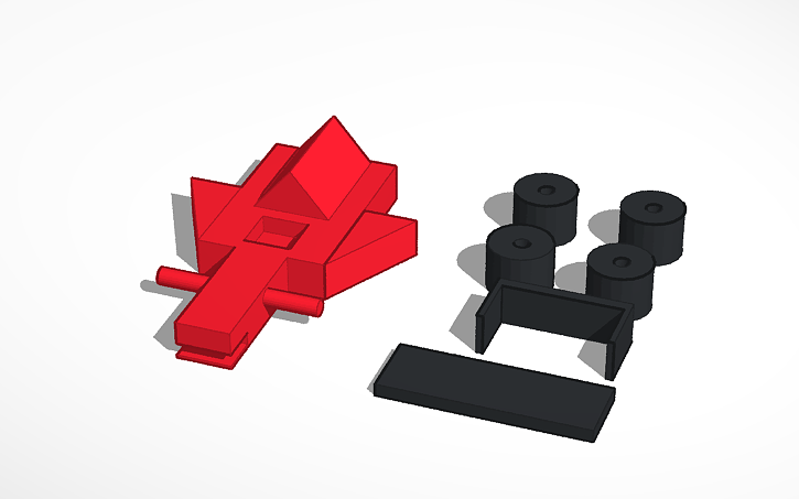 3D design F1 auto - Tinkercad